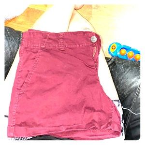 Maroon shorts
